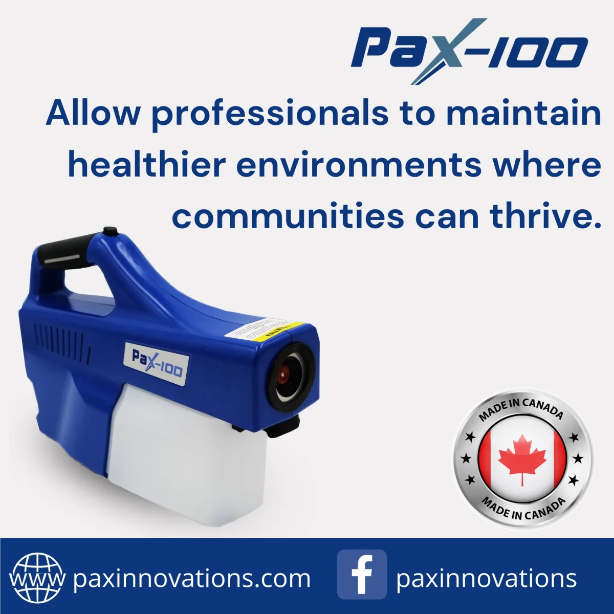 PAX Innovations - Machinery & Equipment products | Canada