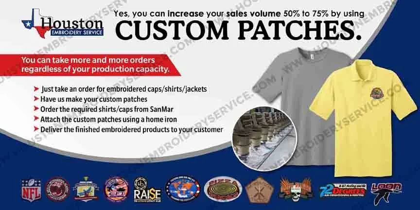 Houston Embroidery Service - Apparel & Textiles products | United States