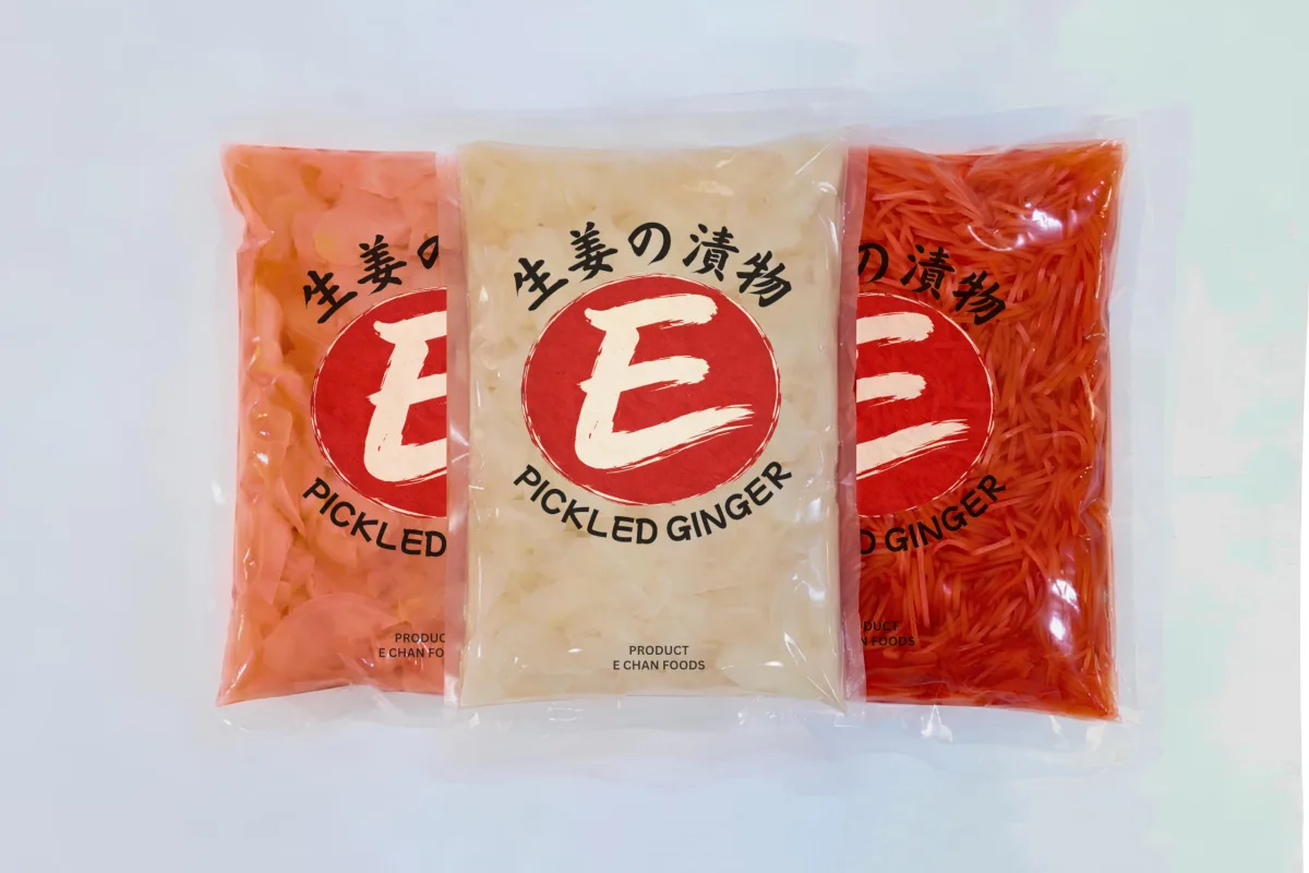 E Chan Foods Company Limited
Pickled Ginger, Sliced Pickled Ginger, Fresh Mature Ginger Food & Beverage Trade — E Chan Foods Company Limited