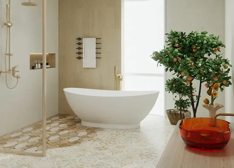 Casa Bézier
Bathroom Fixtures, Mosaic Art, Bathroom Cabinets