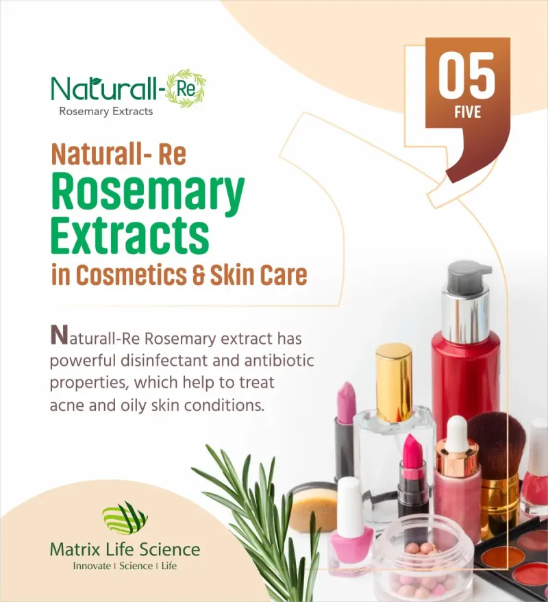 Matrix Life Science Pvt. Ltd.
Natural Vitamin E, Rosemary Extracts, Plant Sterols