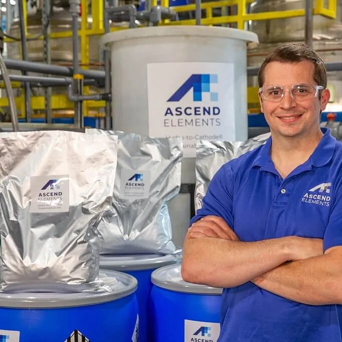Ascend Elements Inc.
Battery Materials, Critical Minerals, Battery Recycling